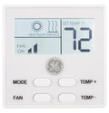 White GE RV Thermostat RARWT2W - Heat Mode Display | United RV Parts