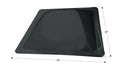 Dark Smoke Icon Direct 24x24 RV Skylight with Dimensions - Product Diagram | United RV Parts
