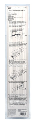 Camco RV Screen Door Cross Bar 42188 - Installation Instructions Back Panel | United RV Parts