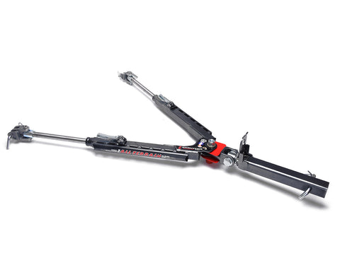 Black Steel Roadmaster BlackHawk 2 All-Terrain Tow Bar - Collapsed View | United RV Parts