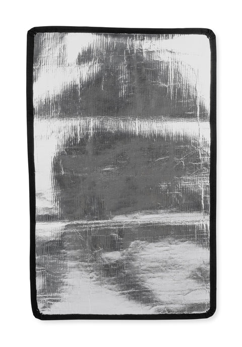 Silver Reflective Camco 45148 Door Window Shade - Front View | United RV Parts