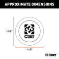 Curt Echo Manual Override Button 51189 Dimensions Chart - 1-1/8 Inch | United RV Parts