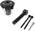 Black Dometic Toilet Ball Shaft Spring Cartridge Hardware Kit - Angle View | United RV Parts