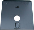 Gray Steel PullRite Capture Plate 331758 - Top View with Mounting Hardware | United RV Parts