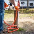 Camco RhinoFLEX Clean Out Hose in Use at RV Campsite - Real-world Application | United RV Parts