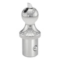 Chrome Steel Curt 60601 Gooseneck Ball - Angle View | United RV Parts