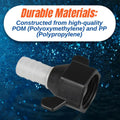 Seaflo 51F01 POM Polypropylene RV Water Pump Fitting - Side Angle Material Detail | United RV Parts