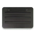 Black Norcold 621156BK Refrigerator Vent - Front View | United RV Parts
