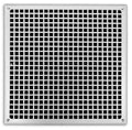 White Plastic Coleman RV Air Conditioner Grille - Front View | United RV Parts