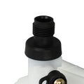 Black Threaded Connection Detail - Thetford RV Toilet Valve 31705 Close-up | United RV Parts