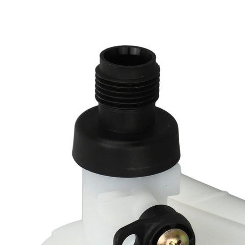 Black Threaded Connection Detail - Thetford RV Toilet Valve 31705 Close-up | United RV Parts