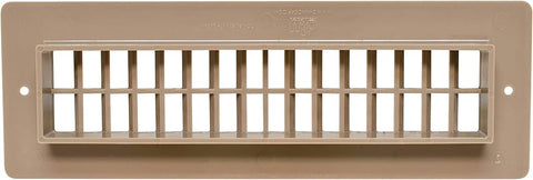 Light Beige Valterra A10-3365VP Floor Vent - Side Angle | United RV Parts