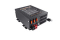 Black PowerMax PM3 Series RV Power Converter - 3/4 Angle View Showing Terminals | United RV Parts