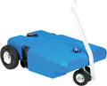 Blue Barker 4-Wheeler Portable RV Holding Tank with Pneumatic Wheels - Side View | United RV Parts