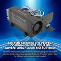 Grey POWERMAX PM3-55A-MBA Converter - Angle View Perfect RV Adventure Companion | United RV Parts