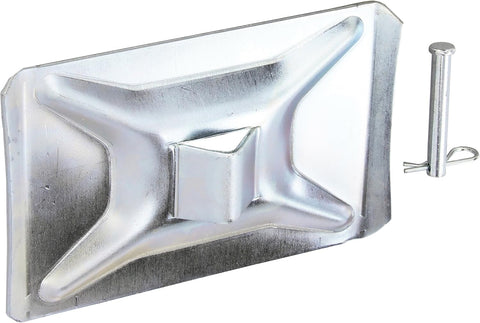 Stromberg Carlson LCI Landing Gear Foot Rectangle Metal Plate - Alternate Angle | United RV Parts