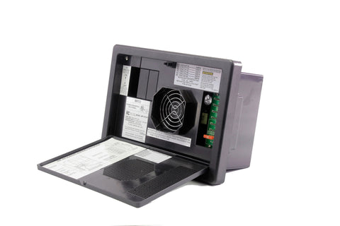 Gray WFCO WF-8735-AD Power Converter Open View - Interior Components | United RV Parts