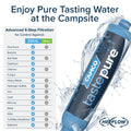 TastePURE Water Filter Benefits Chart with Filtration Comparison | United RV Parts