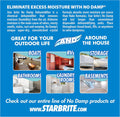 Star Brite No Damp RV Moisture Absorber Use Cases - Boats RVs Storage Infographic | United RV Parts