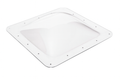 Clear White Polycarbonate RV Skylight 14x14 Bubble Dome - Angled Top View | United RV Parts