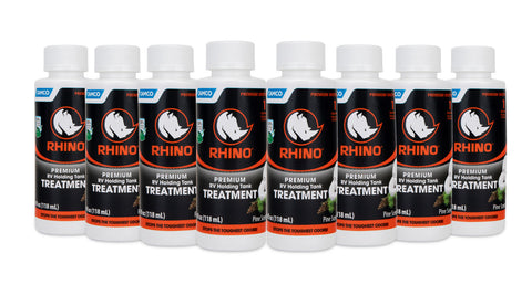 Black Camco RhinoFLEX Premium RV Tank Treatment 4oz Bottles - Product Array | United RV Parts