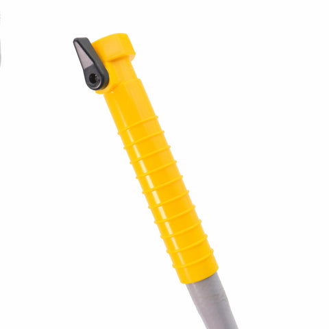 Yellow Ribbed Handle Tank Wand - Close-up Detail | United RV Parts