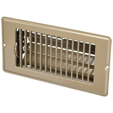 AP Products 013-626 Brown Steel RV Floor Vent Cover - Angled View | United RV Parts