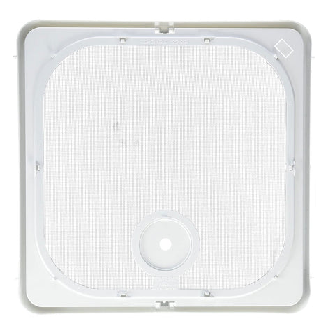 White Ventline RV Roof Vent Screen Frame - Top View | United RV Parts