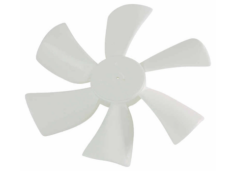 White Plastic Ventline 12V Roof Vent Fan Blade BVD0215-00 - Top View | United RV Parts