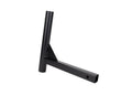 Black Steel Hitch Flag Pole Holder - Side View Assembly | United RV Parts