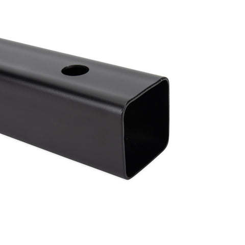 Black Steel Hitch Receiver Close-Up - 2 Inch Square Opening Detail | United RV Parts