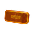 Amber Polycarbonate Clearance Light Lens CMD-89-237A - Front View | United RV Parts