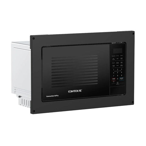 Black Contoure 0.9 Cu Ft Convection Microwave - Left Side View | United RV Parts