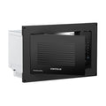 Black Contoure RV-955BK-AF Built-In Microwave - Left Side Angle | United RV Parts