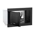 Contoure RV-955BK-AF Microwave Door Open - Interior View with Rack | United RV Parts