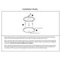 LED RV Ceiling Light DL-0016274-C4-1PK - Step-by-Step Installation Guide Diagram | United RV Parts