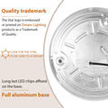 LED RV Ceiling Light DL-0016274-C4-1PK - Full Aluminum Base with LED Chips Close-Up | United RV Parts