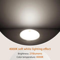 LED RV Ceiling Light DL-0016274-C4-1PK Illuminated - 4000K Cool White 270 Lumen Output | United RV Parts