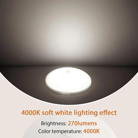 LED RV Ceiling Light DL-0016274-C4-1PK Illuminated - 4000K Cool White 270 Lumen Output | United RV Parts