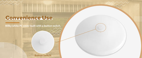Creative Products Group | LED RV Interior Ceiling Light With Switch | DL-0016273-C4-1PK | 4000K | Cool White
