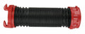 Black Corrugated RV Sewer Hose with Red End Connectors - Extended View | United RV Parts
