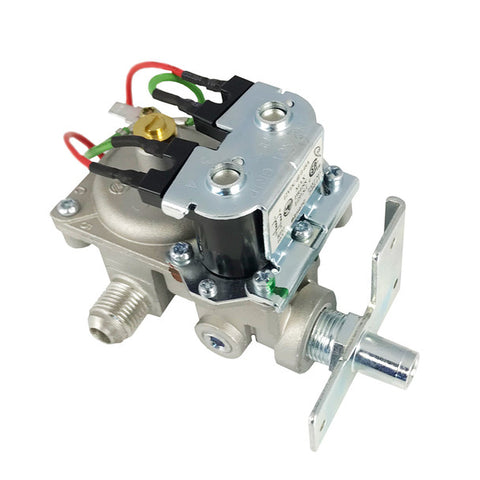 Dometic Atwood 31098 Gas Valve Kit - Front View with Dual Solenoids | United RV Parts