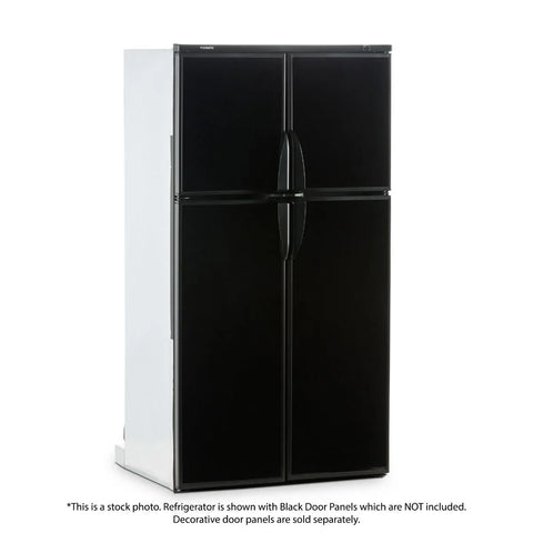 Dometic | 12 Cu. Ft. Elite Series; Dual Compartment - 4 Door Refrigerator With Freezer; Permanent Bolt-In | RM1350SLM | 12 Cu. Ft. | 2-Way  |  Door Panels Sold Separately | Black