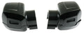 Black Dometic 9200 Awning End Caps - Underside View with Mounting Slots | United RV Parts