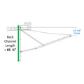 Dometic Awning Arm Installation Diagram - Technical Specifications | United RV Parts
