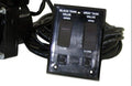 Valterra EZ Valve Control Panel - Close-up Detail of Black Tank Gray Tank Controls | United RV Parts
