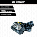 Black LED Headlamp Features Chart - Product Detail | United RV Parts