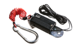Red Coiled ZIP Breakaway Cable with Switch - Studio View | United RV Parts