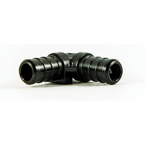 Black Plastic Flair-It EcoPoly 1/2" 90 Degree Elbow 29800 - Front View RV Plumbing Fitting | United RV Parts
