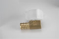 Flair-It 51198 RV PEX Plumbing Swivel Elbow - Brass Barb Detail with PEX Stamp, Close-Up | United RV Parts